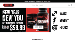 Desktop Screenshot of hardcoreformulations.com